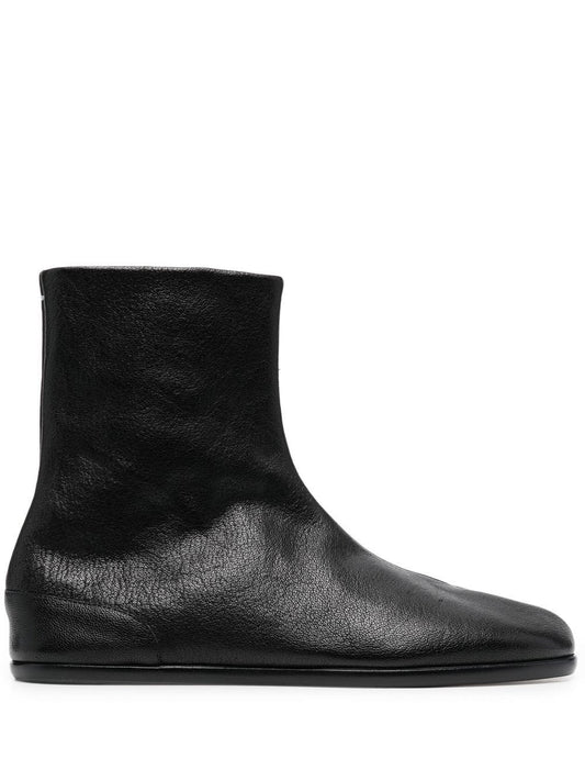 Tabi leather ankle boots