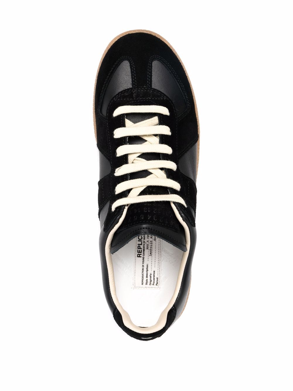 Replica leather sneakers