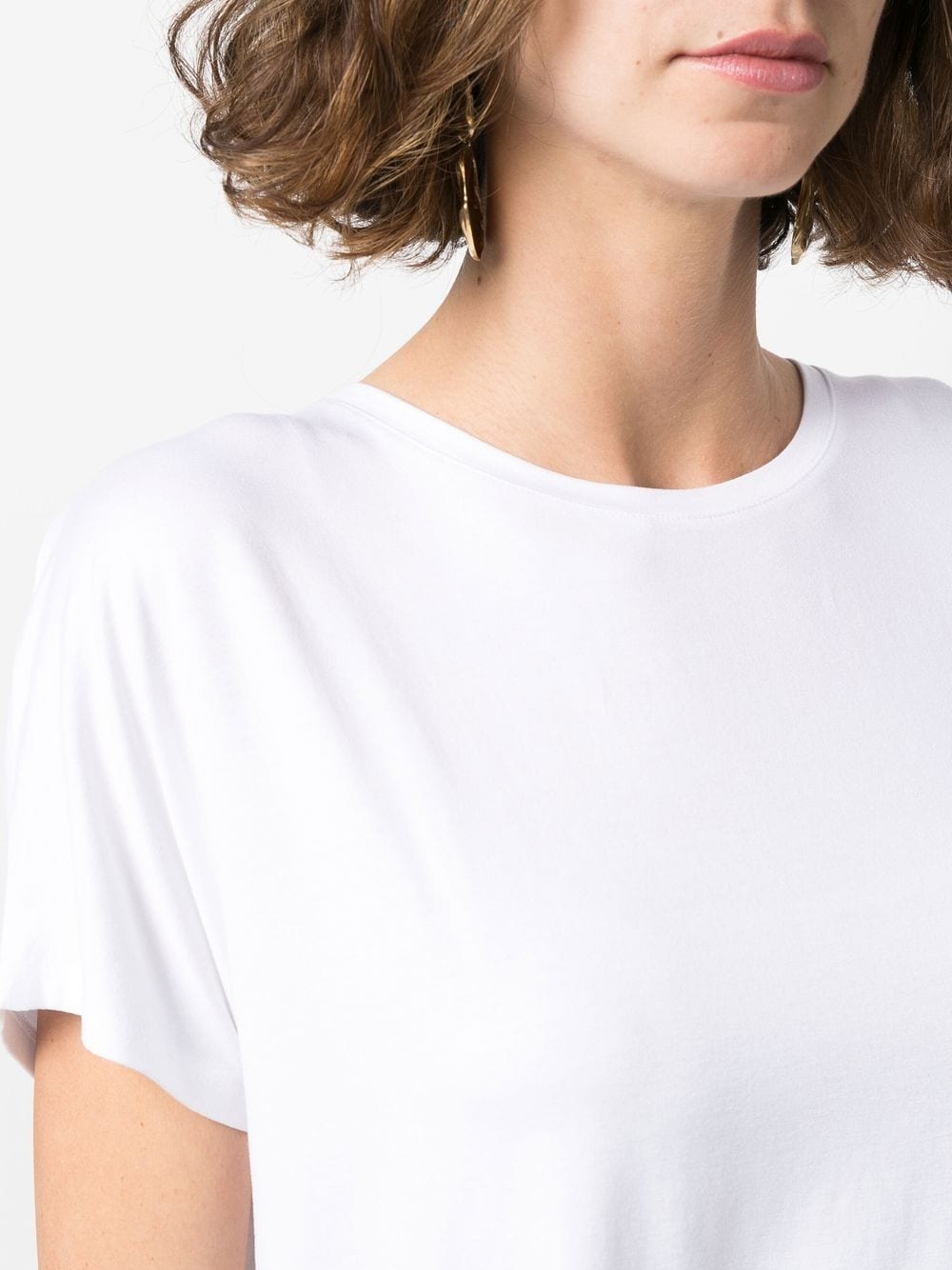 Oversized viscose t-shirt