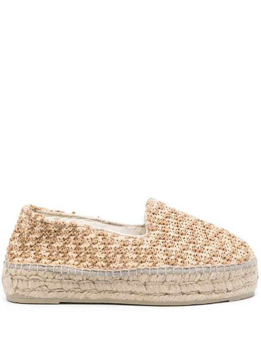 Yucatán zig-zag raffia espadrilles