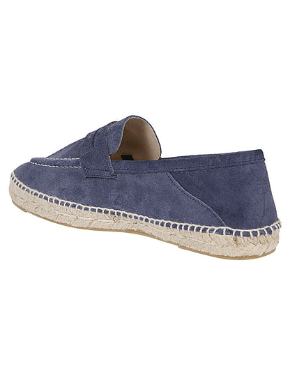 Hamptons suede loafers espadrilles