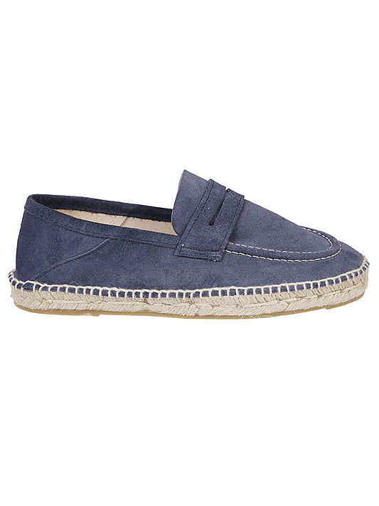 Hamptons suede loafers espadrilles