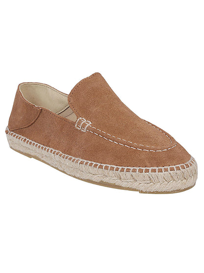 Hamptons suede loafers espadrilles