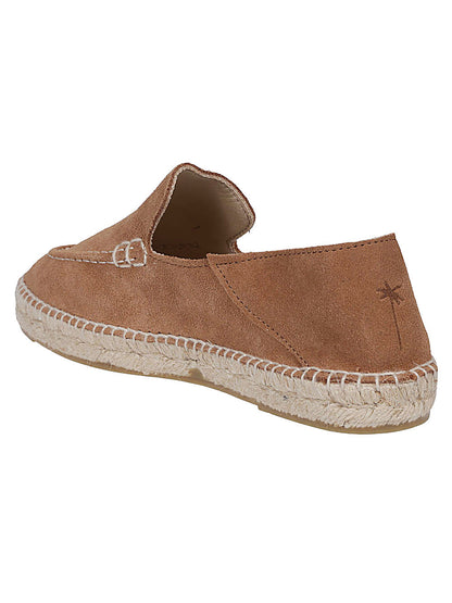 Hamptons suede loafers espadrilles