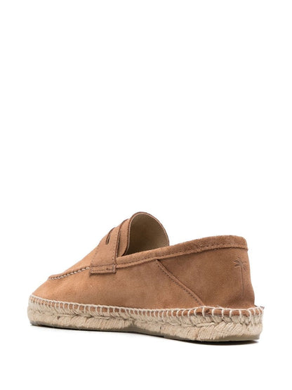 Hamptons suede loafers espadrilles