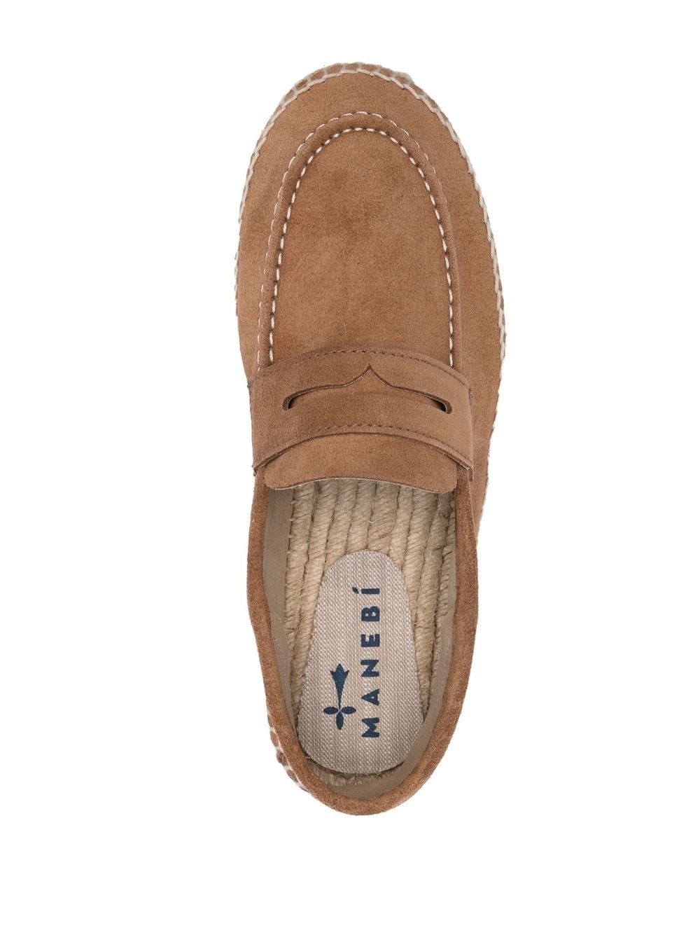 Hamptons suede loafers espadrilles