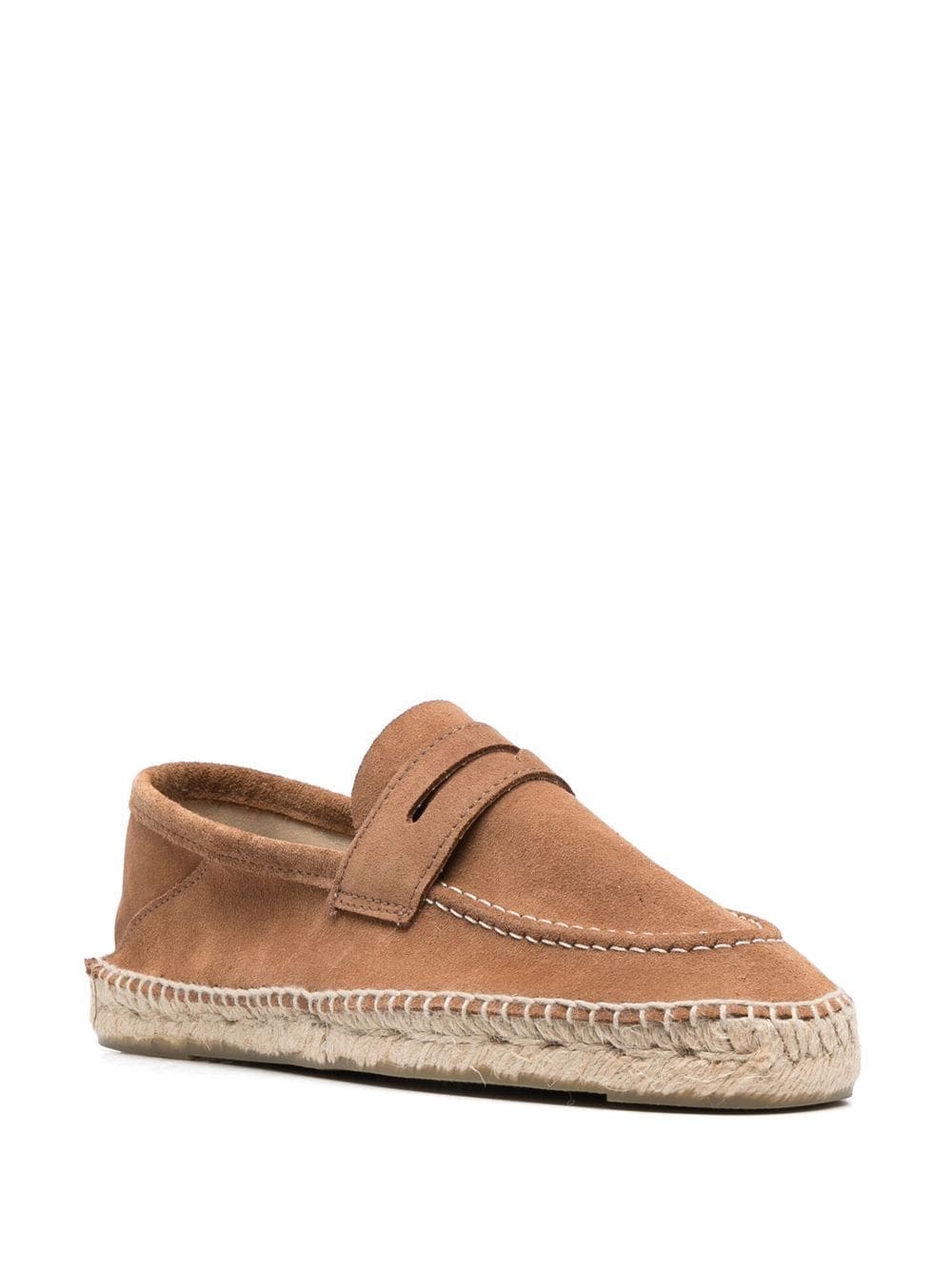 Hamptons suede loafers espadrilles