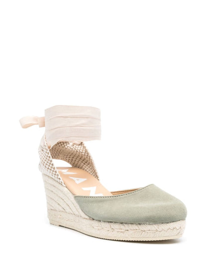 Hamptons suede low wedge espadrilles