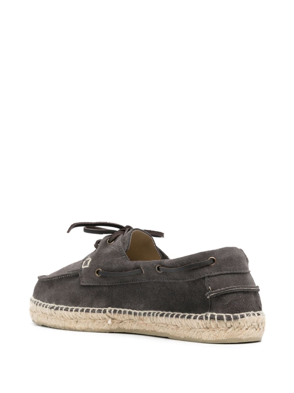 Hamptons suede boat-shoes espadrilles