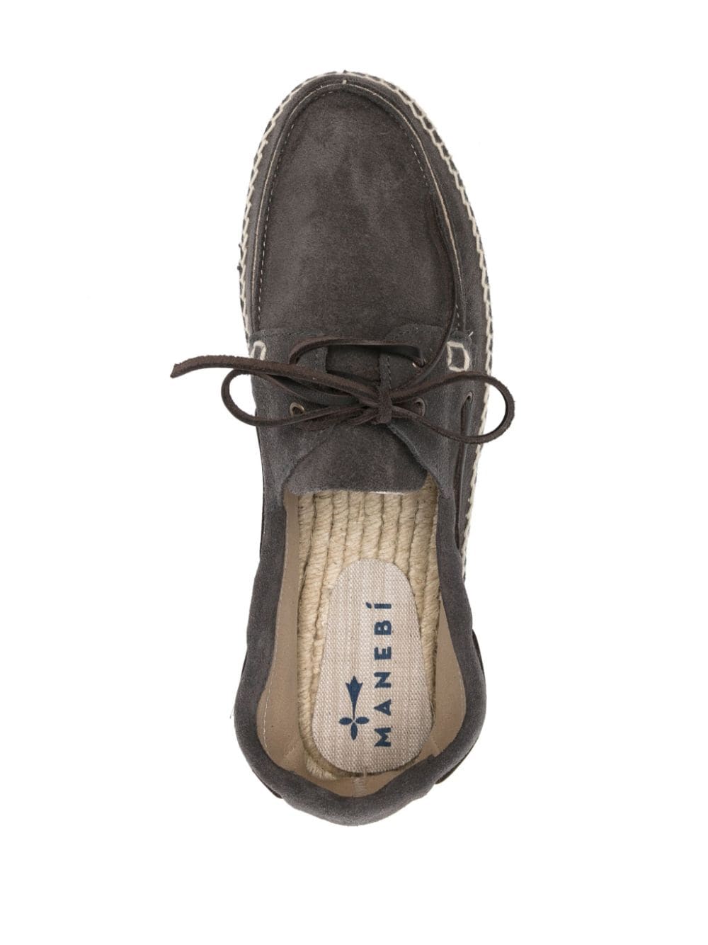 Hamptons suede boat-shoes espadrilles