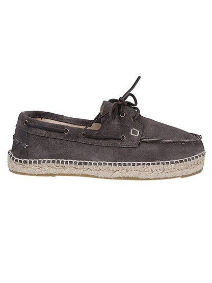 Hamptons suede boat-shoes espadrilles