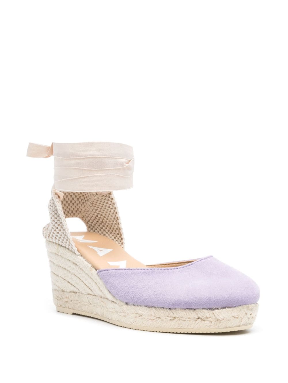 Hamptons suede low wedge espadrilles