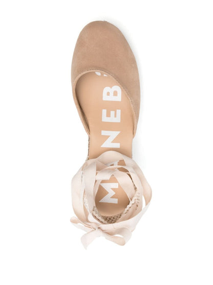 Hamptons suede low wedge espadrilles