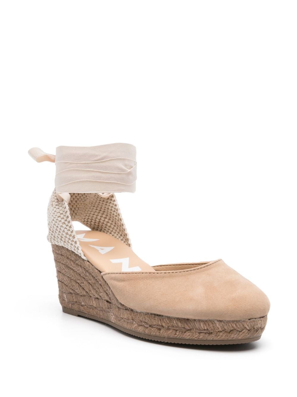Hamptons suede low wedge espadrilles