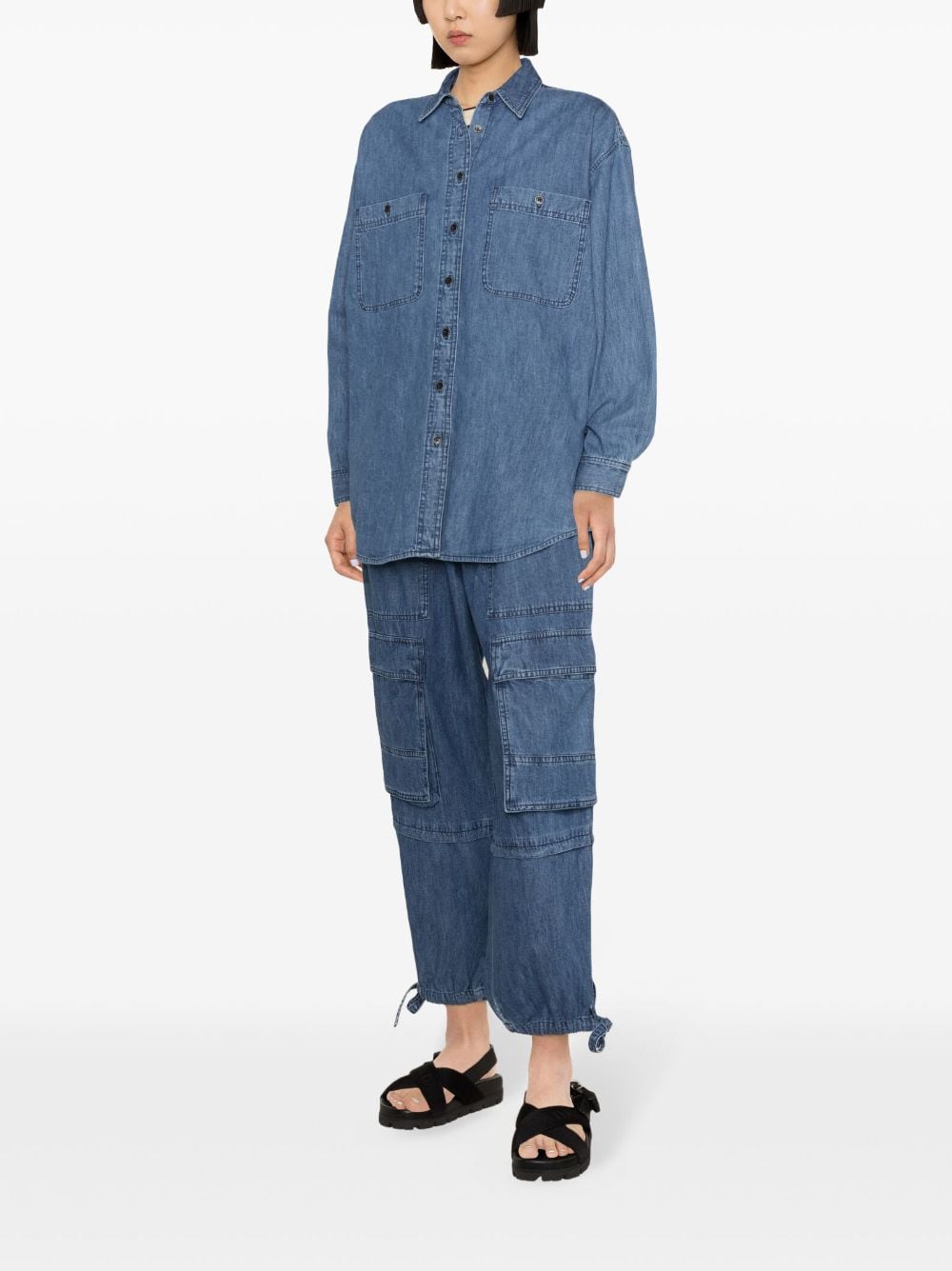 Verane denim cotton shirt