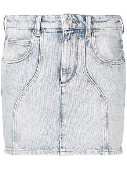 Vesna denim mini skirt