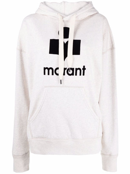 Mansel logo cotton hoodie