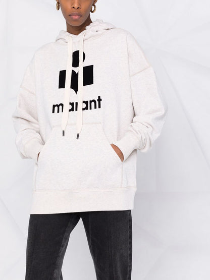 Mansel logo cotton hoodie