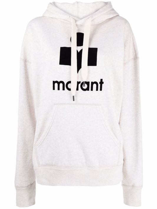 Mansel logo cotton hoodie