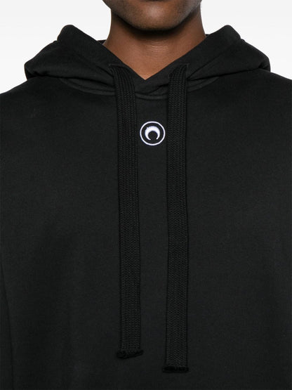 Logo organic cotton hoodie