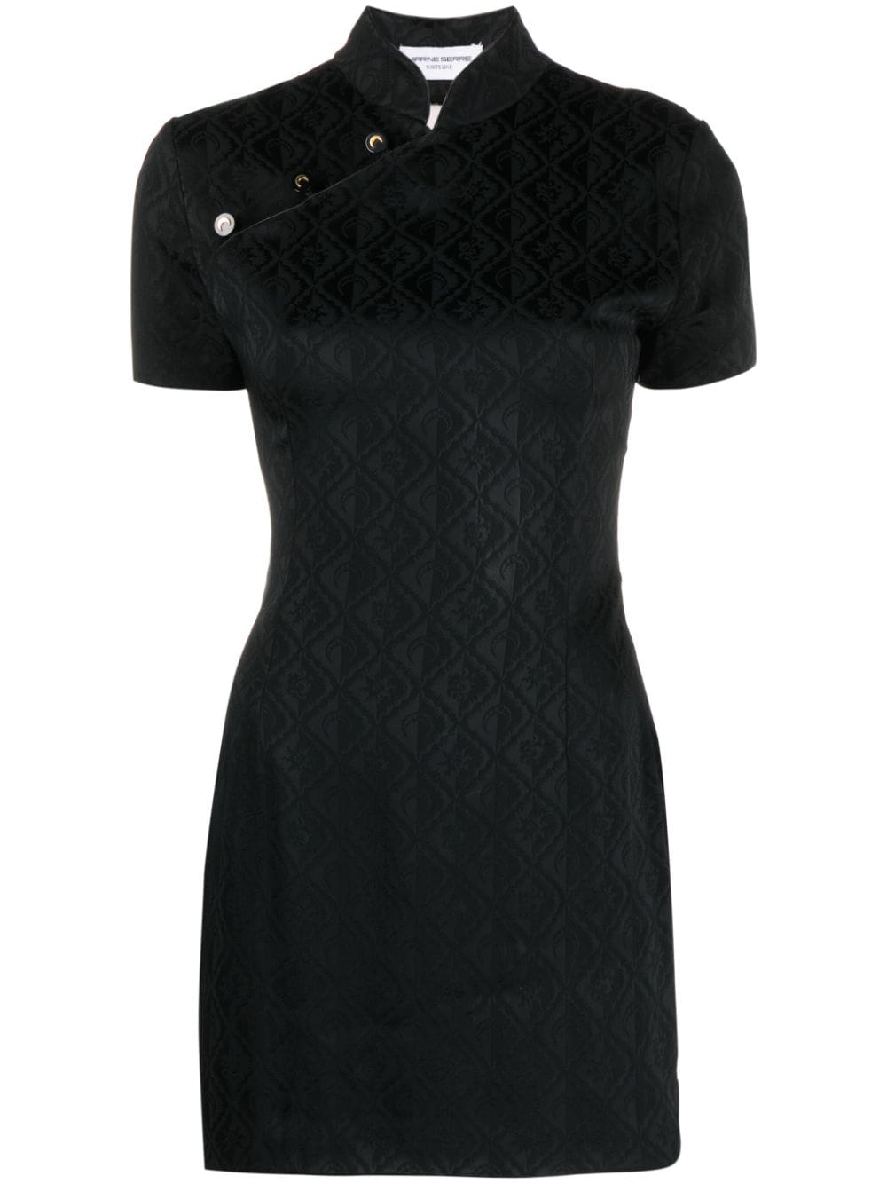 Jacquard viscose short dress