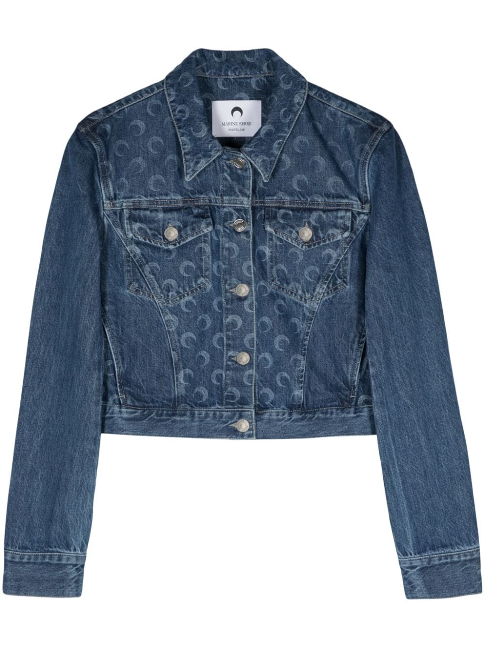 Denim cropped jacket