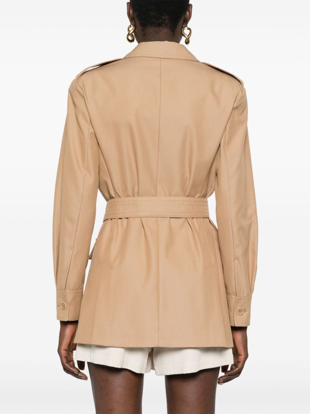 Cotton trench coat