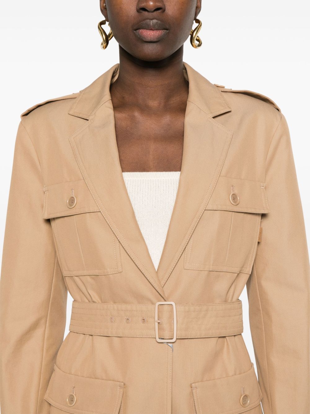 Cotton trench coat