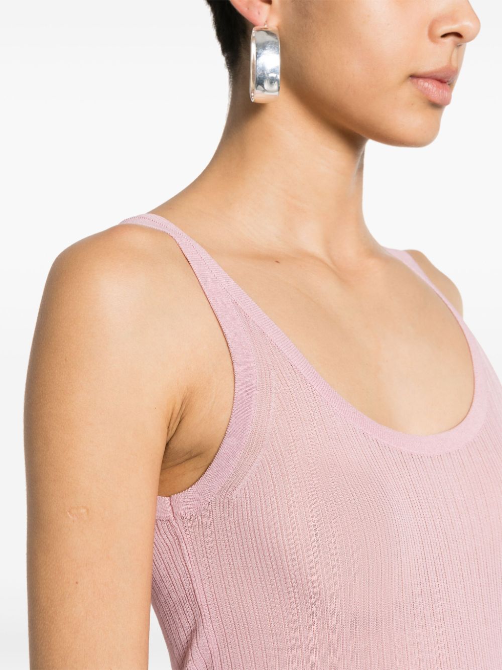 Silk tank top