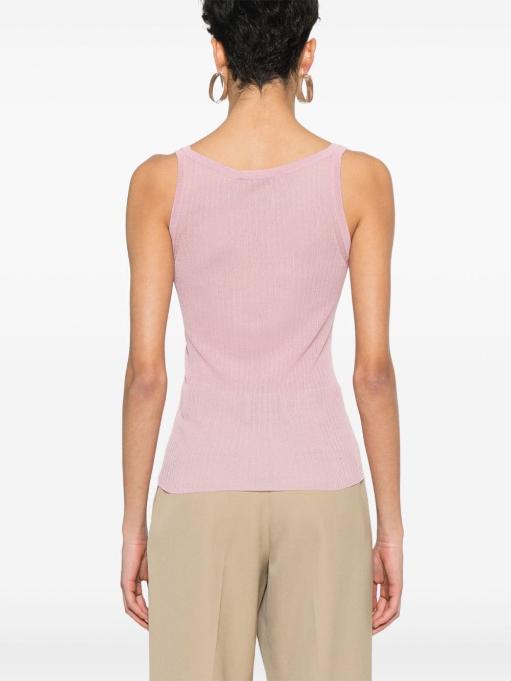 Silk tank top