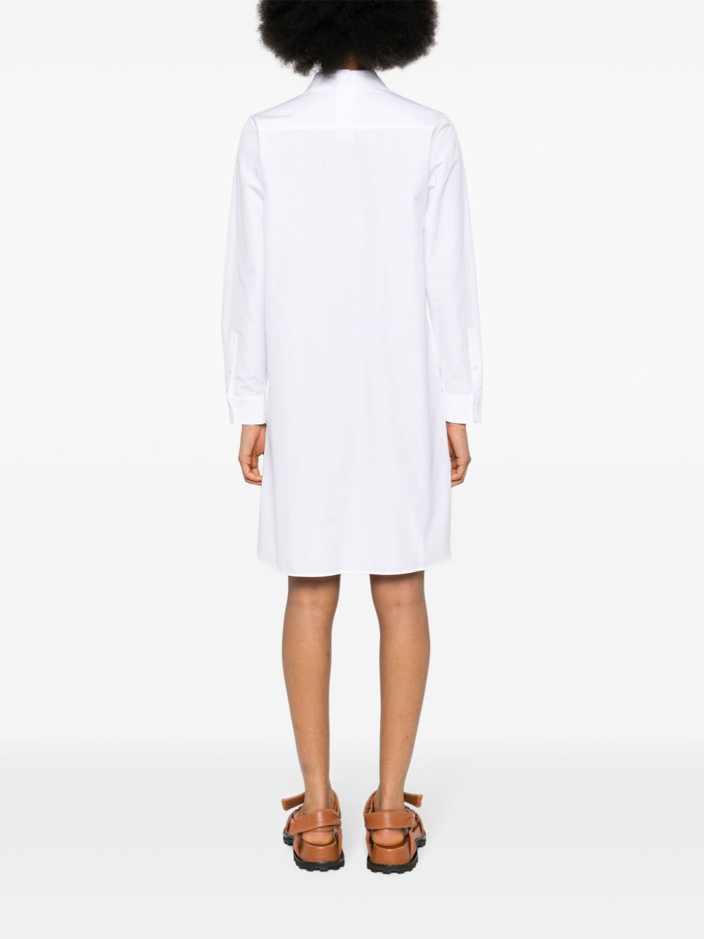 Cotton midi shirtdress