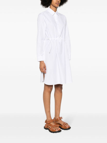 Cotton midi shirtdress