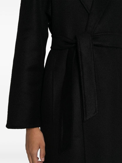 Cashmere double-breasted coat