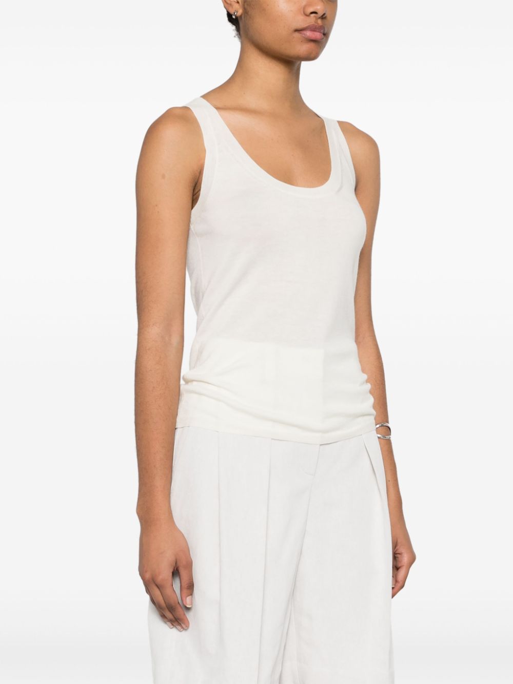 Cashmere tank top