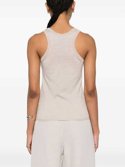 Cashmere tank top