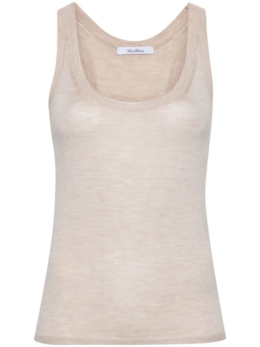 Cashmere tank top