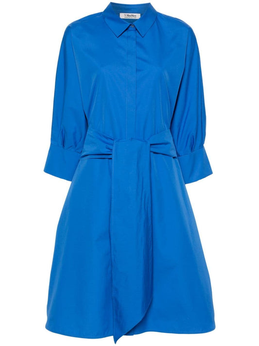 Cotton midi shirtdress