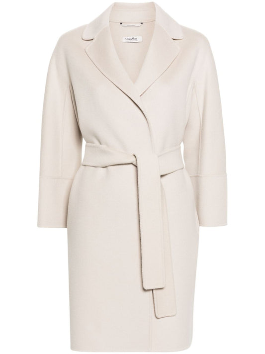 Wool belted coat