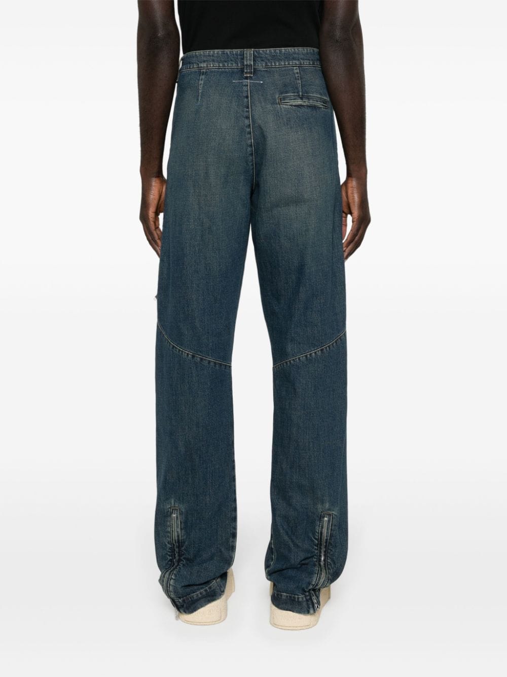 Straight denim jeans