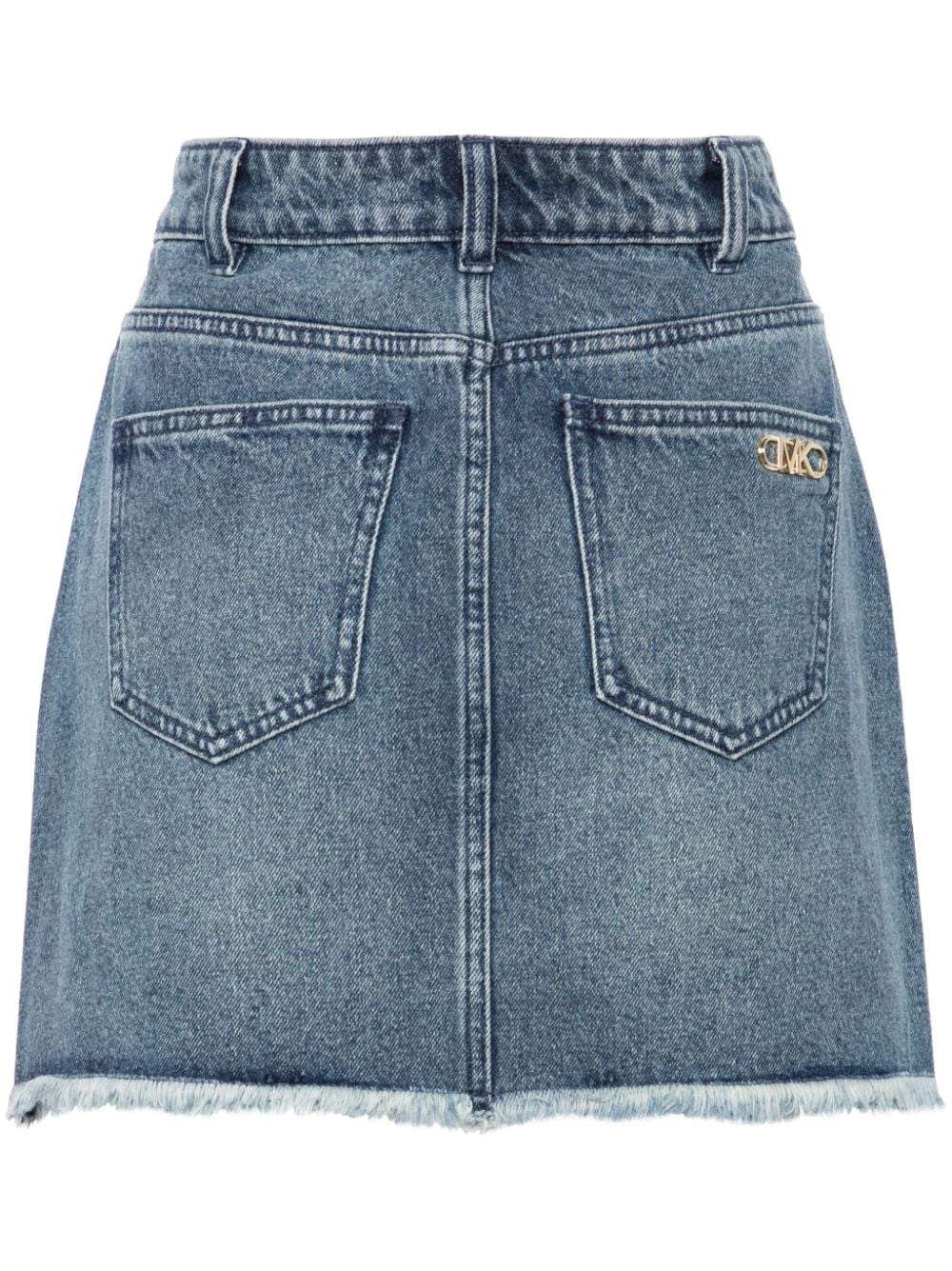 Denim mini skirt