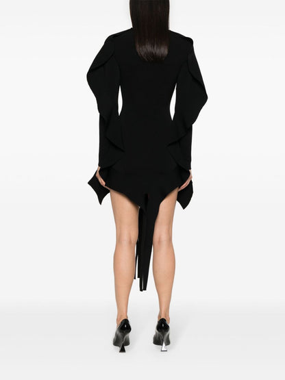 Asymmetric mini dress