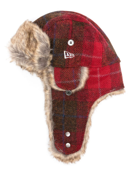 Trapper new era harris tweed check hat