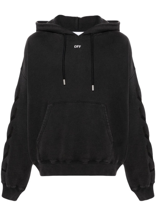 Logo cotton hoodie