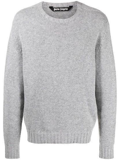 Logo wool blend sweater