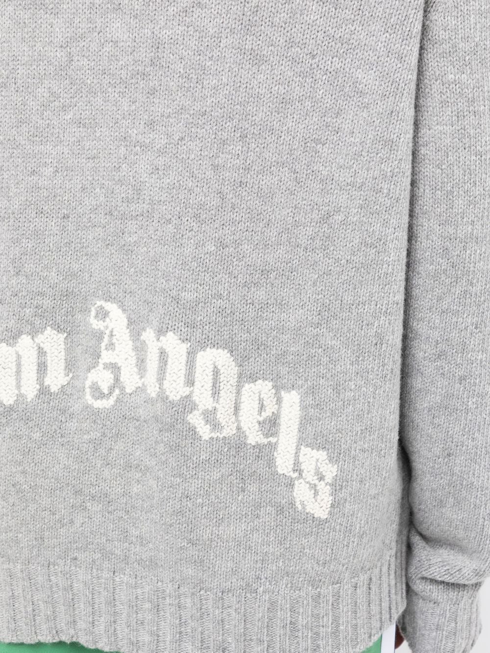 Logo wool blend sweater