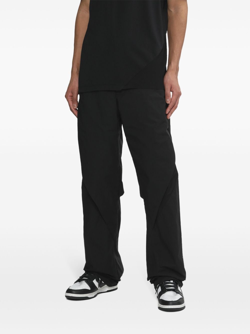 Cotton blend trousers