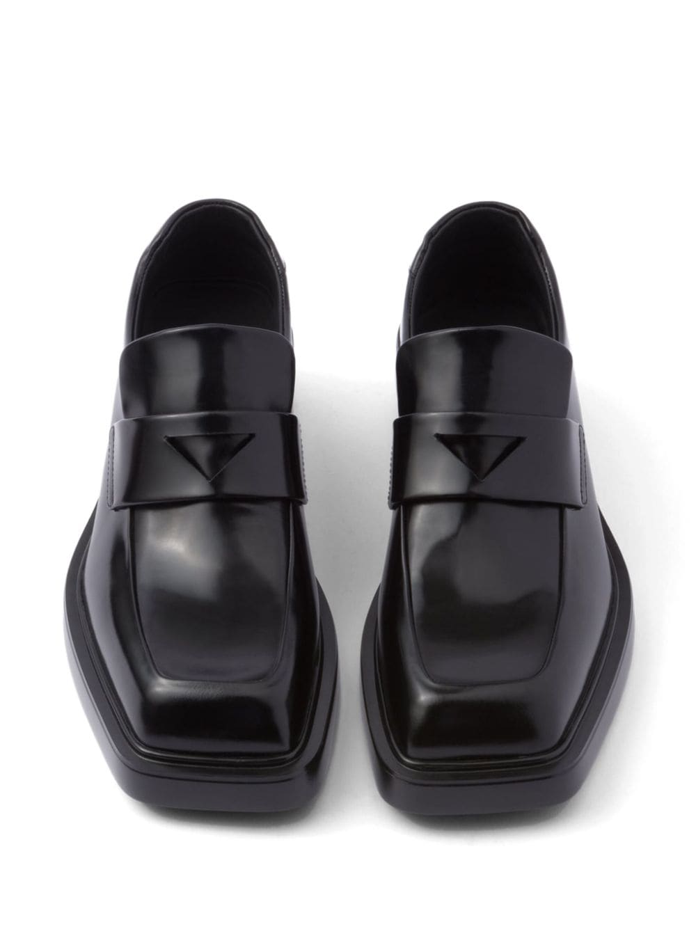 Leather loafers