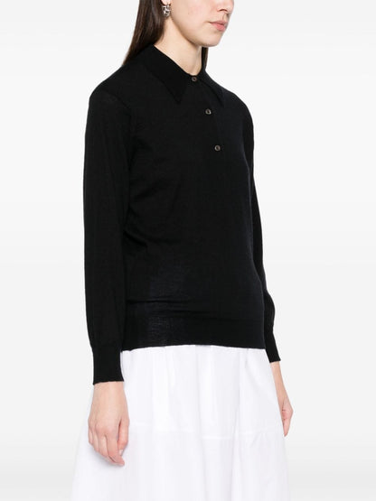 Cashmere polo shirt