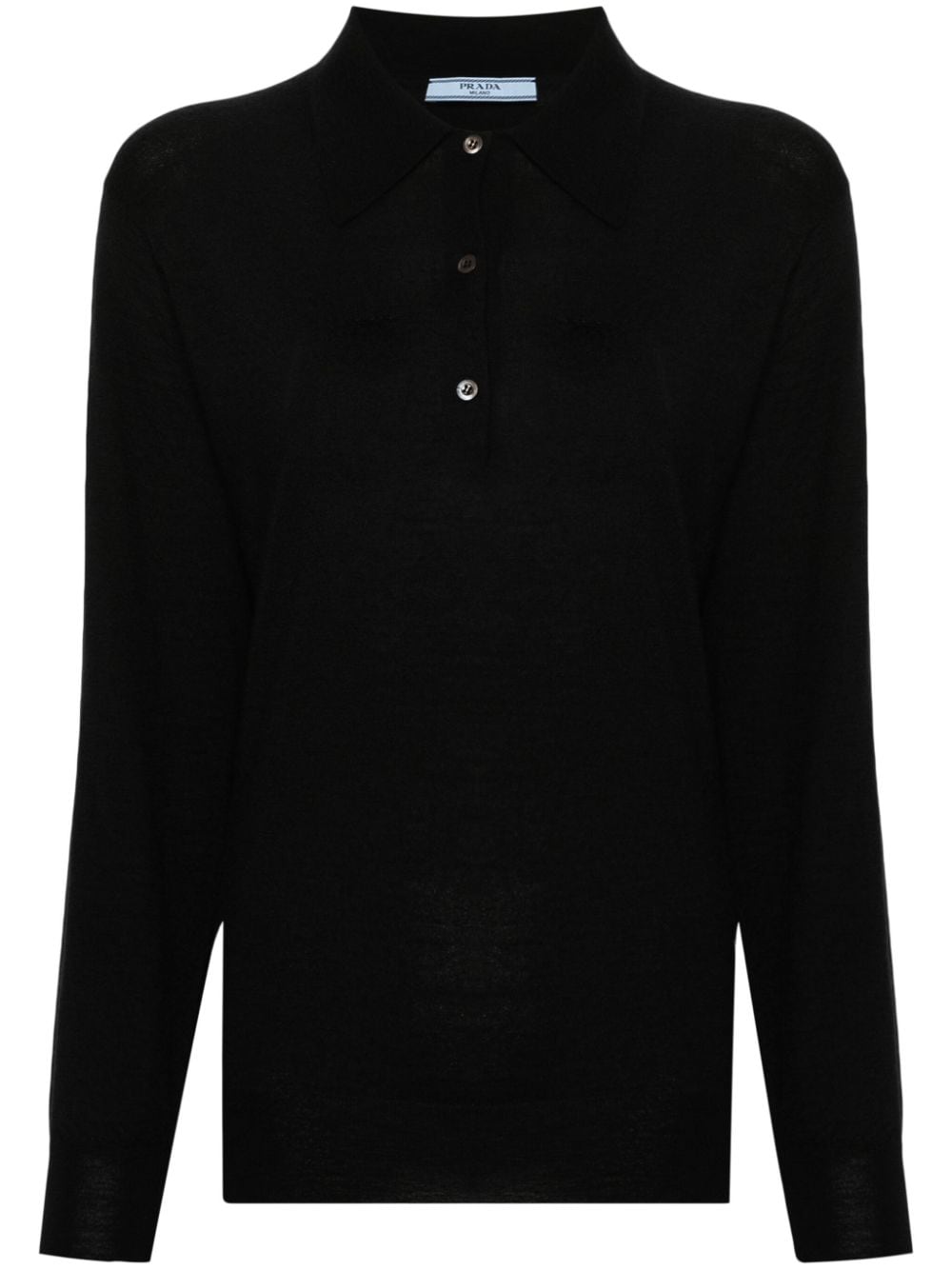 Cashmere polo shirt