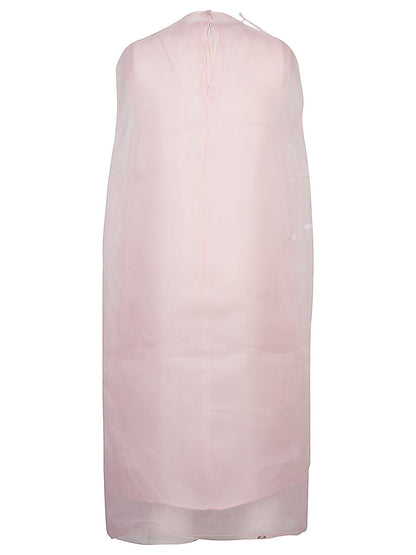 Voile tec mini dress